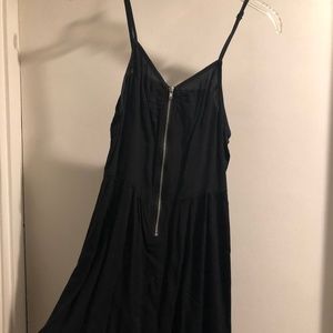 Black H&M Skater Dress with zipper